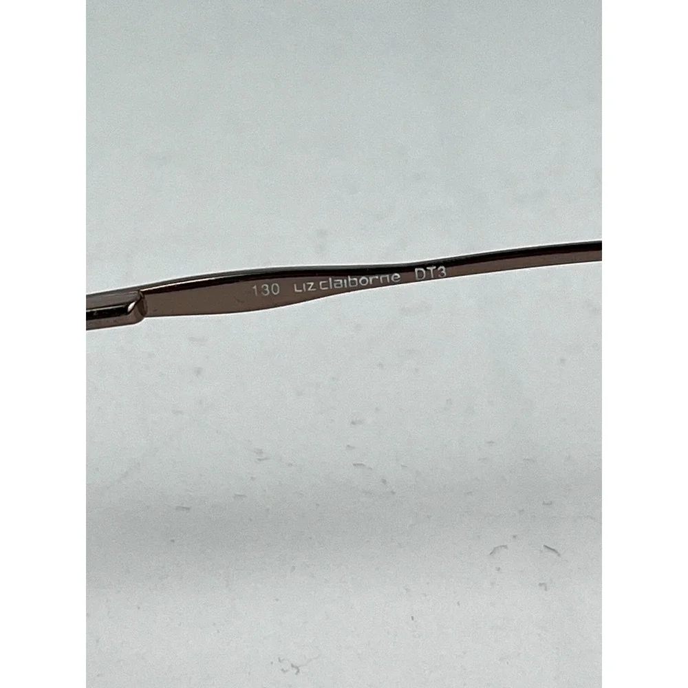 Liz Claiborne L249 DT3 Women's Eyeglasses Frame‎ Brown Half Rim 49-17-130 mm